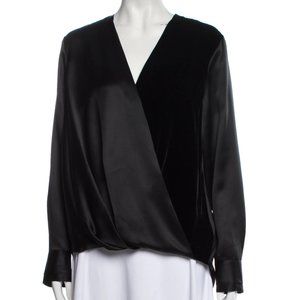 Rag & Bone Silk V-Neck Blouse